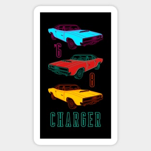 Classic Muscle Car ‘68 Charger Sticker